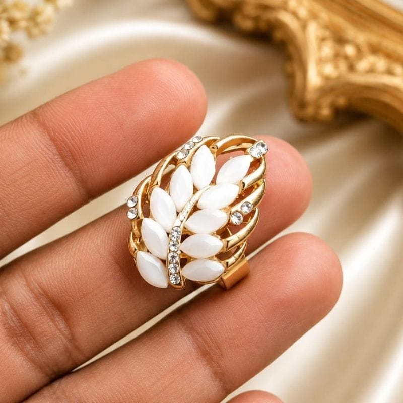 Adjustable Leaf Ring