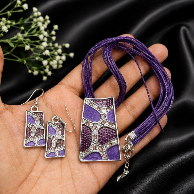 Purple Necklace Set - BXB