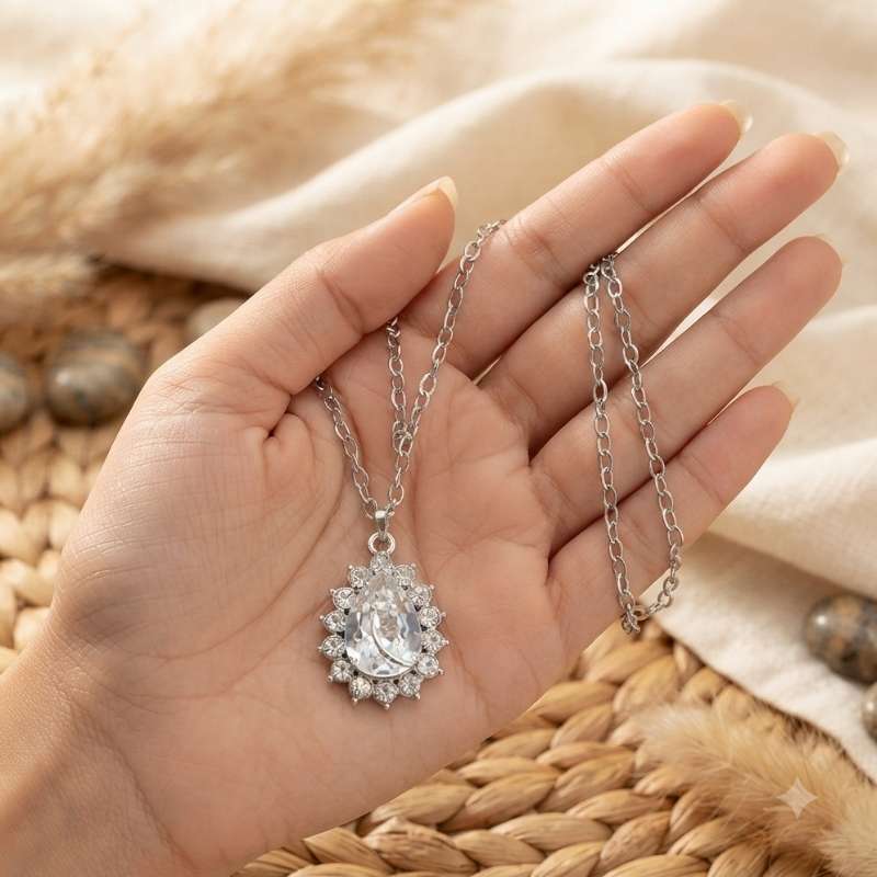 Crystal Flower Pendant - BXB