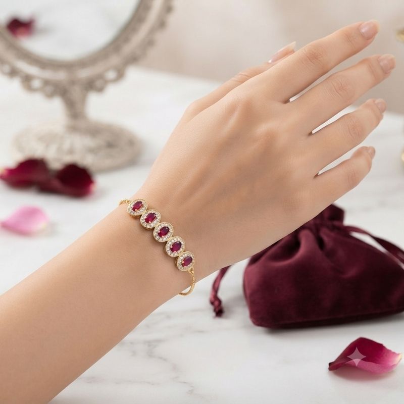 Crystals Bracelet Adjustable
