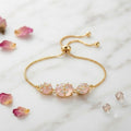 Flower Crystals Bracelet