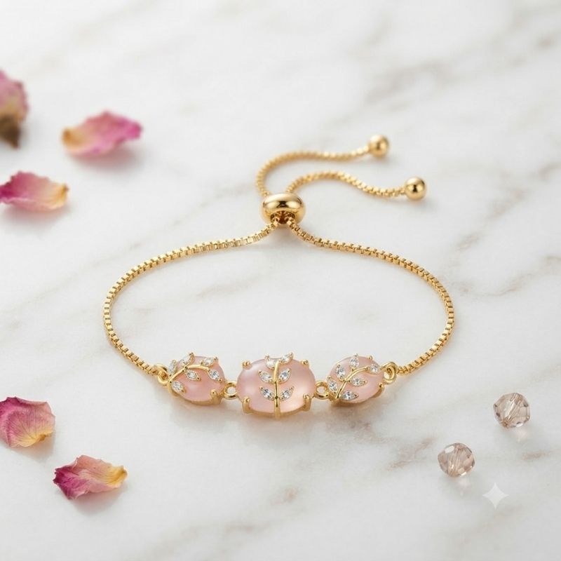 Flower Crystals Bracelet