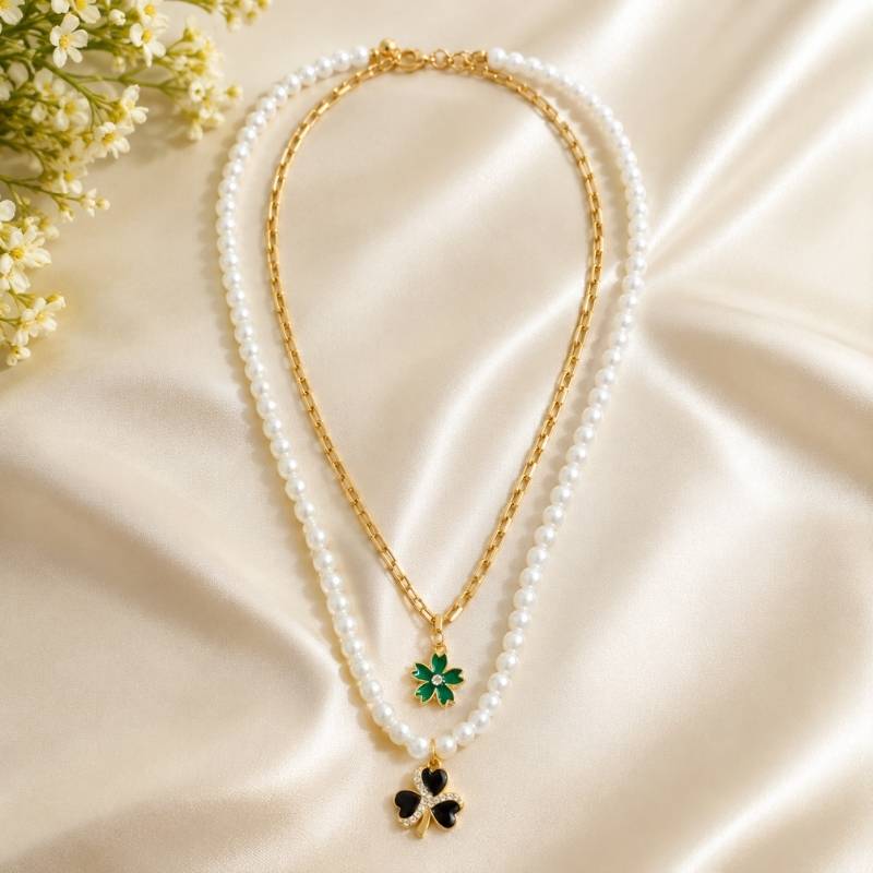 Flower Pearls Necklace
