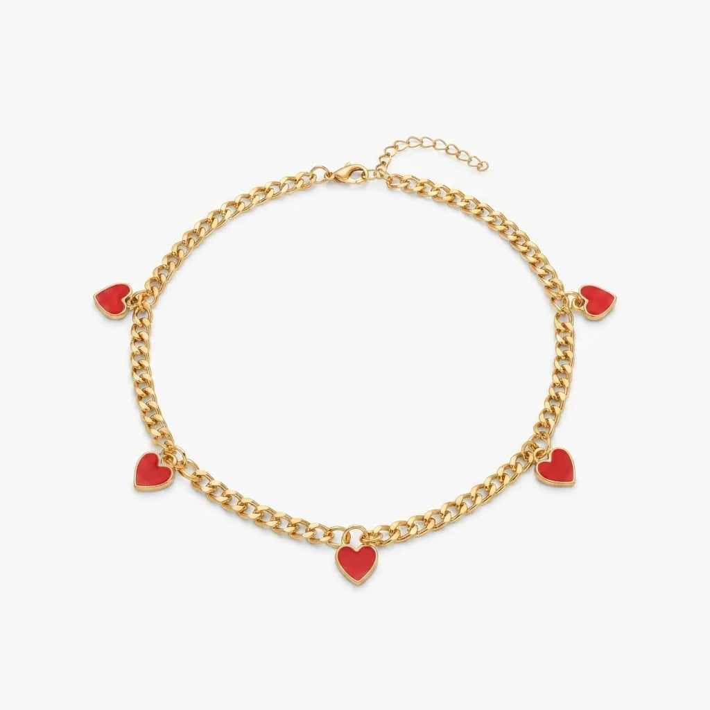 Heart Chain Necklace - BXJ