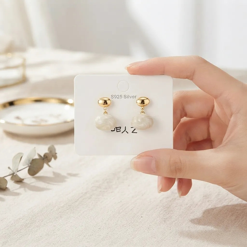Stone Earrings - BXK