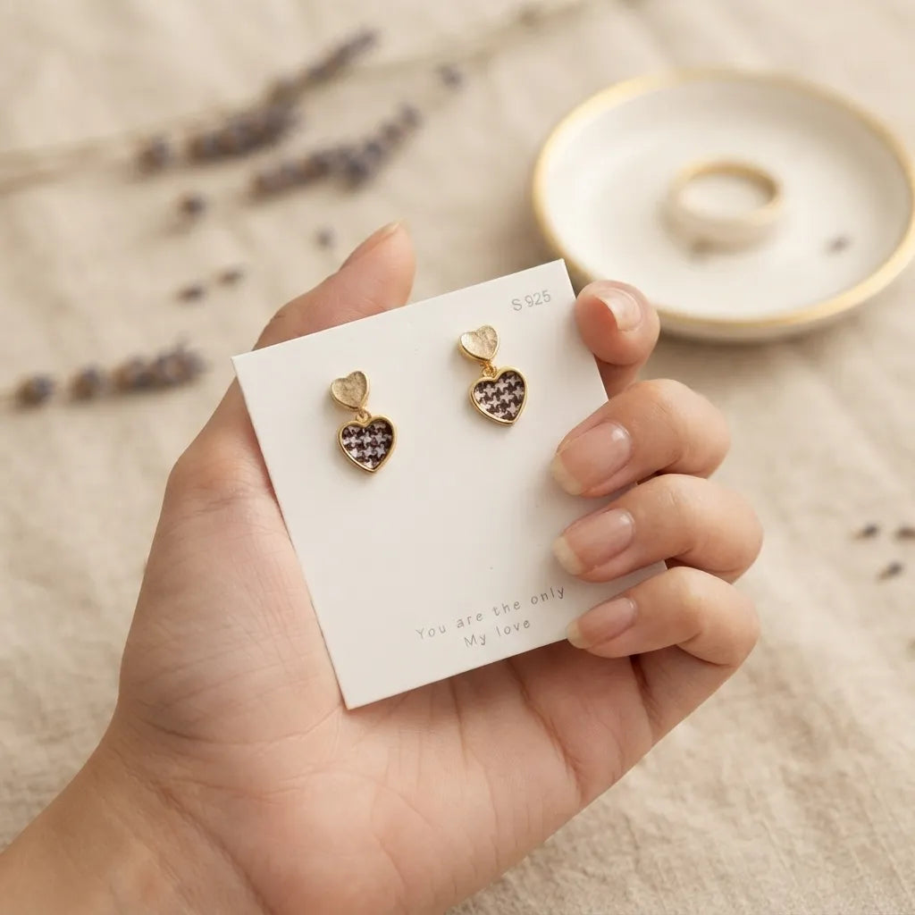Heart Earrings- BXJ