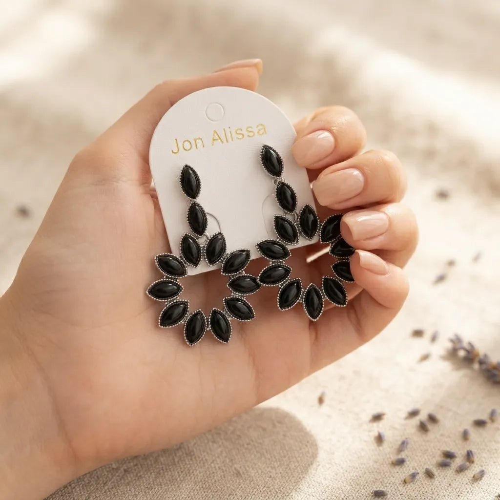 Black Earrings - BXJ