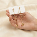 Golden Pearl Earrings - BXI