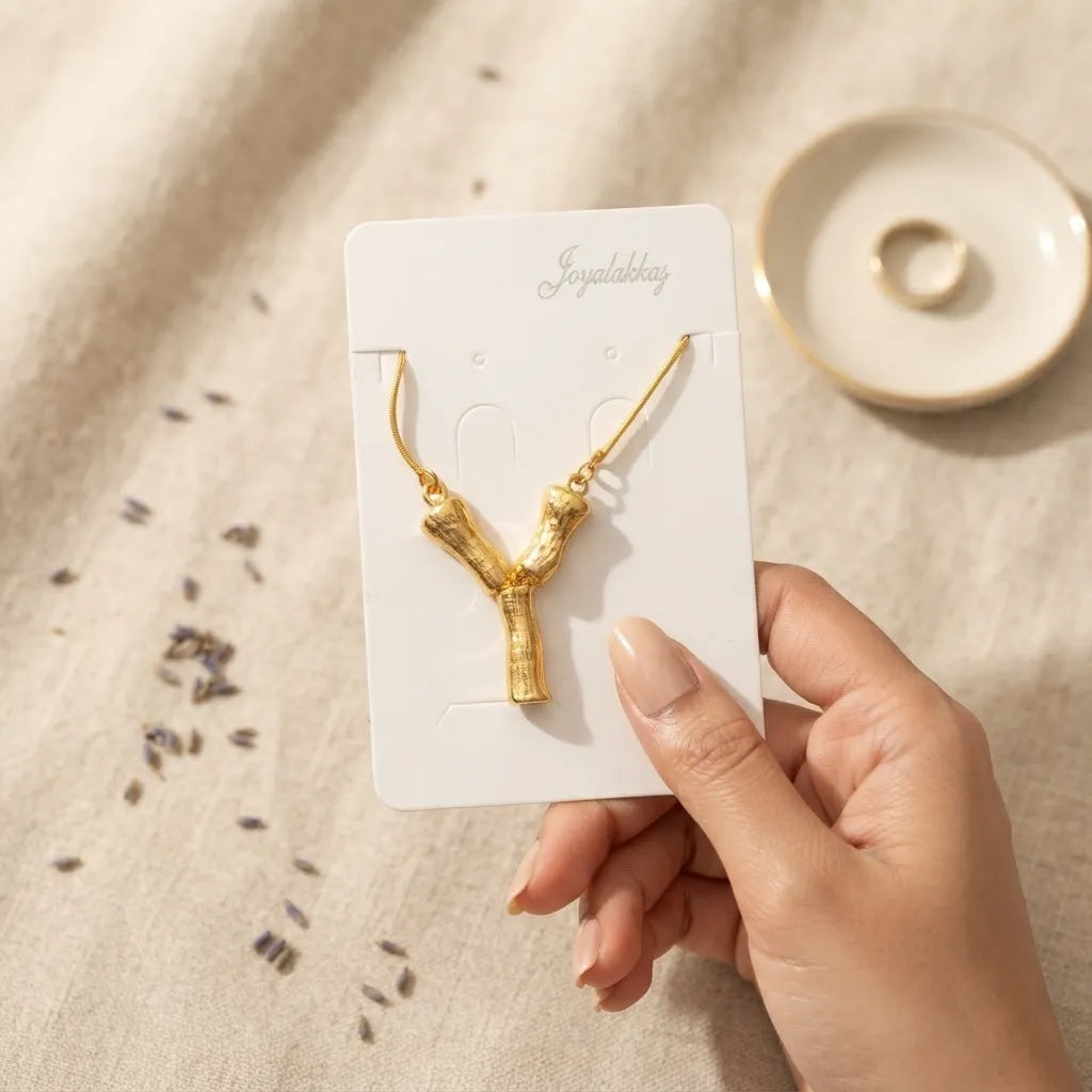 Metal Y Necklace - BXJ