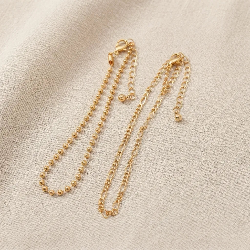 Elegant Gold-Tone Layered Bracelet - Pack of 2 Bracelet -BXJ