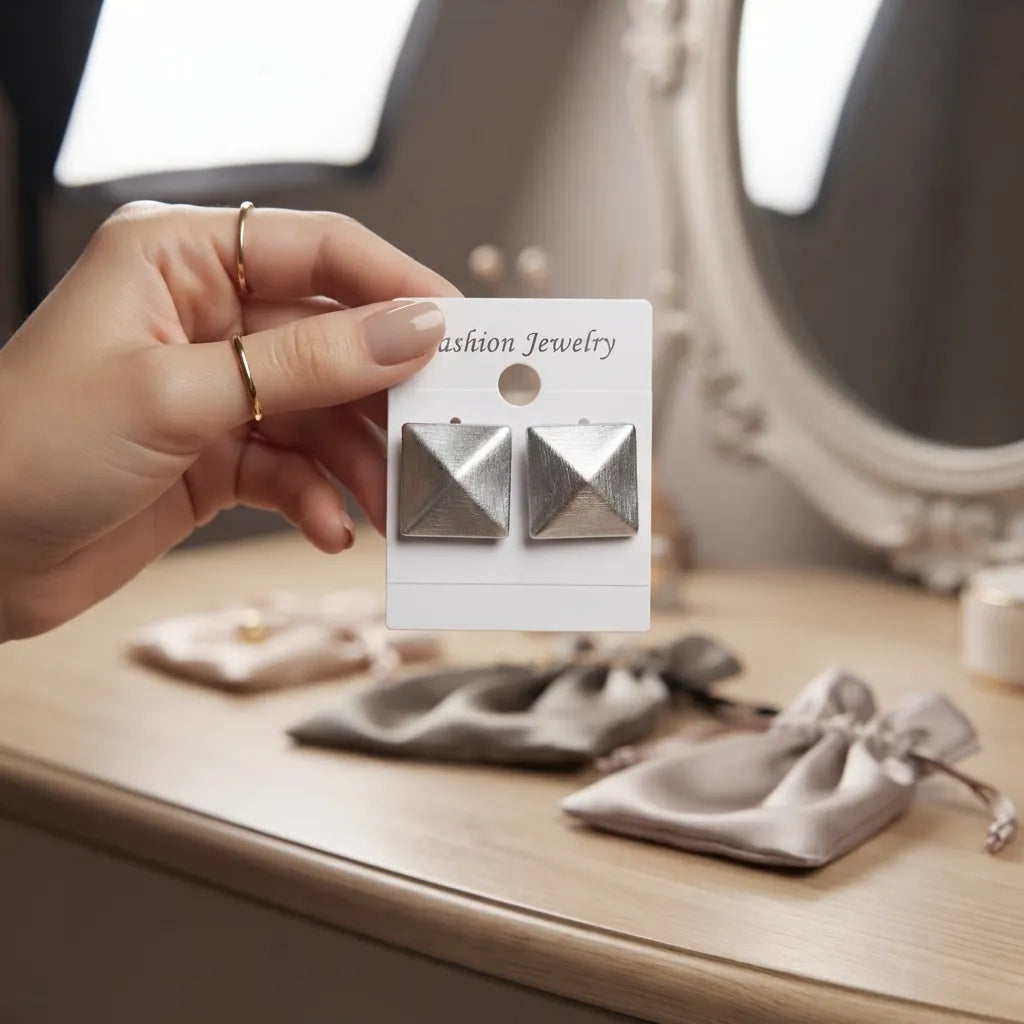 Silver Earrings -BXI