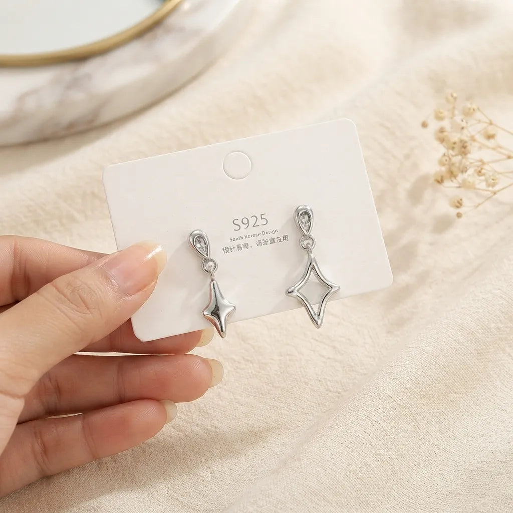 Silver Earrings - BXJ