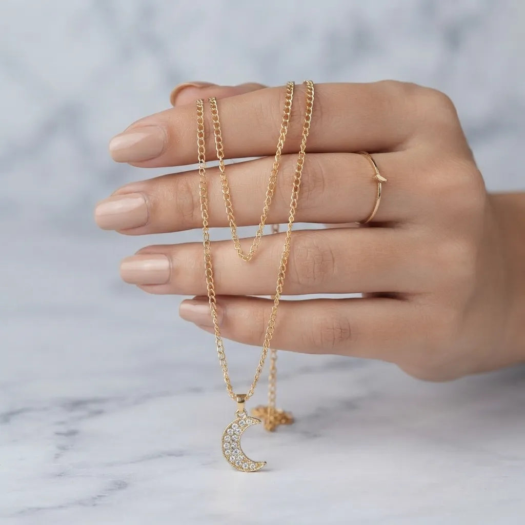 Moon Necklace -BXJ