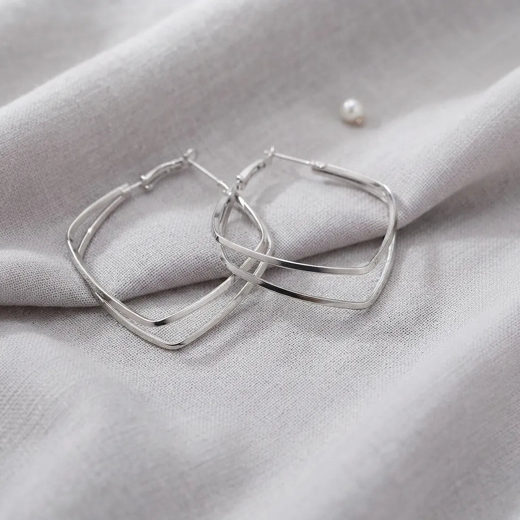 Silver Earrings - BXH