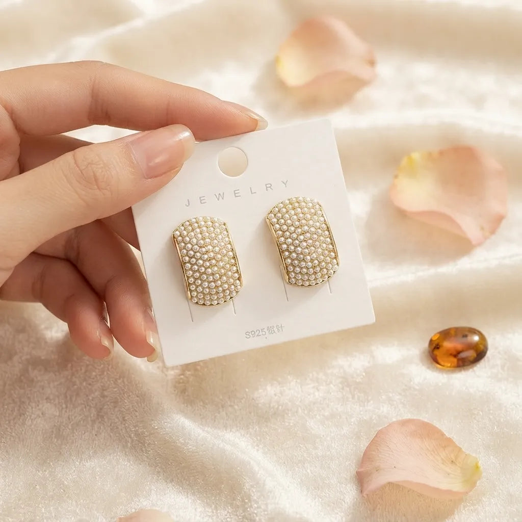 Pearls Earrings - BXK