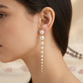 Long Pearl Earrings - BXI