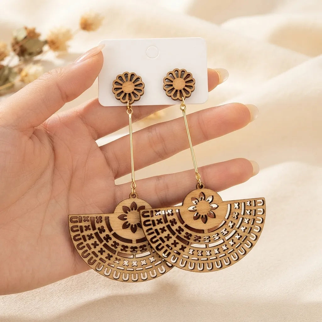 Wooden Earrinhs -BXH