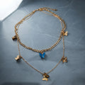 Butterfly Necklace Set -BXJ