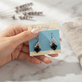 Black Crystal Earrings - BXA