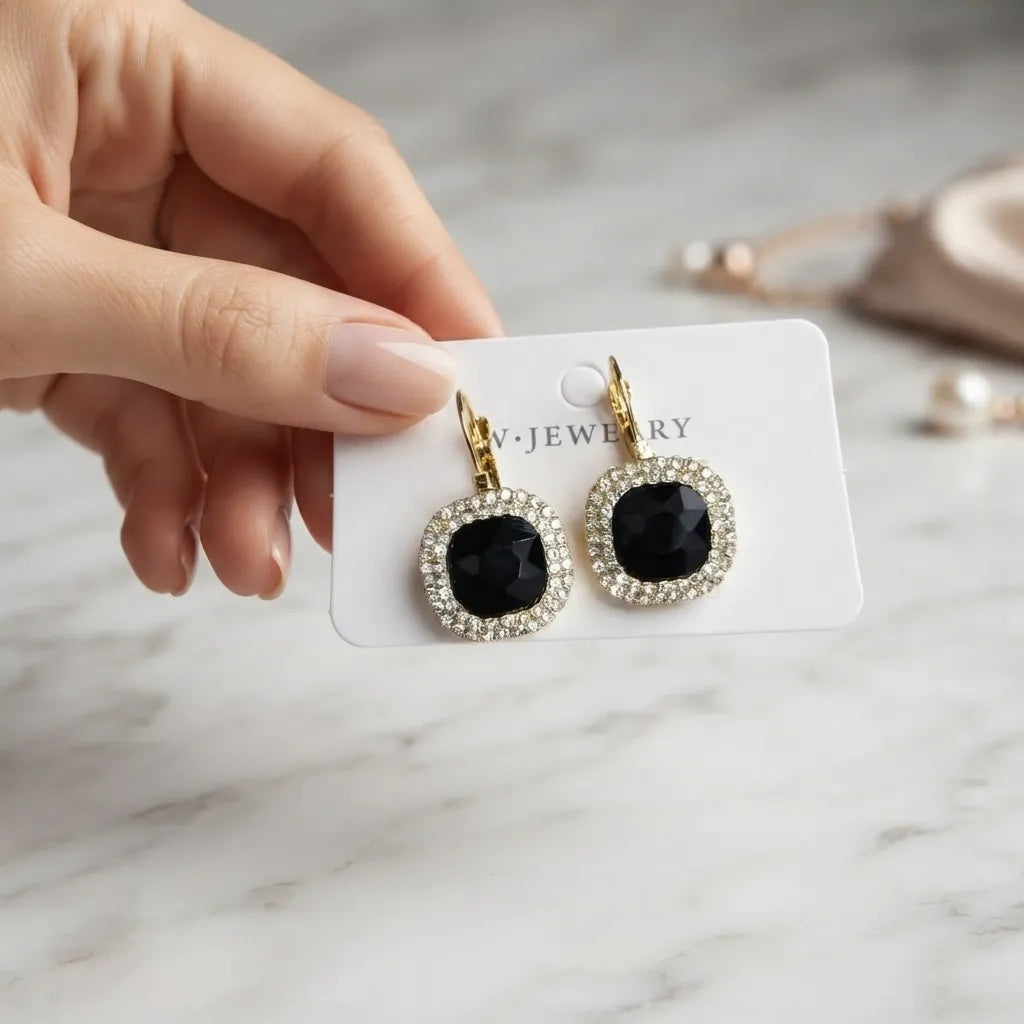 Black Earrings - BXK