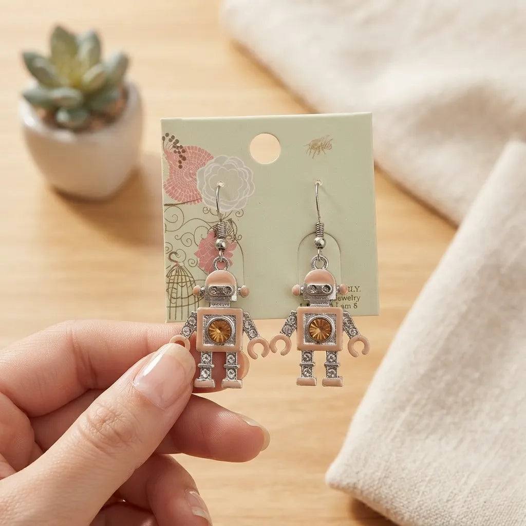 Robot Earrings -BXI