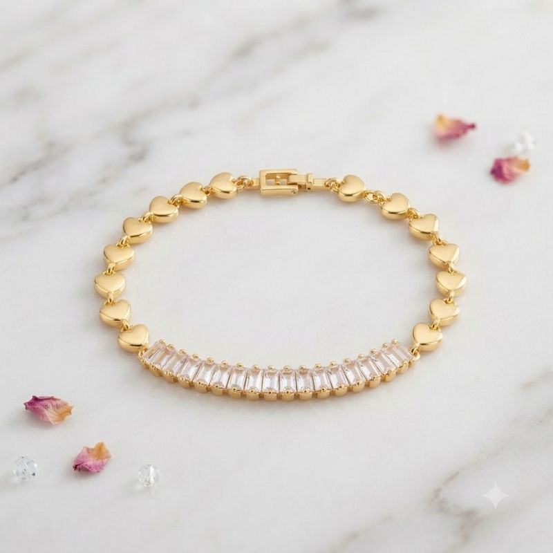Heart Crystals Bracelet