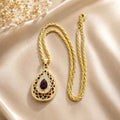 Long Golden Necklace