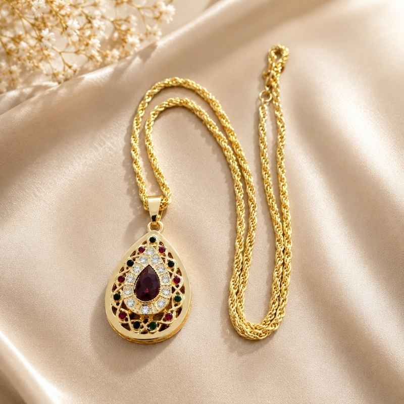 Long Golden Necklace