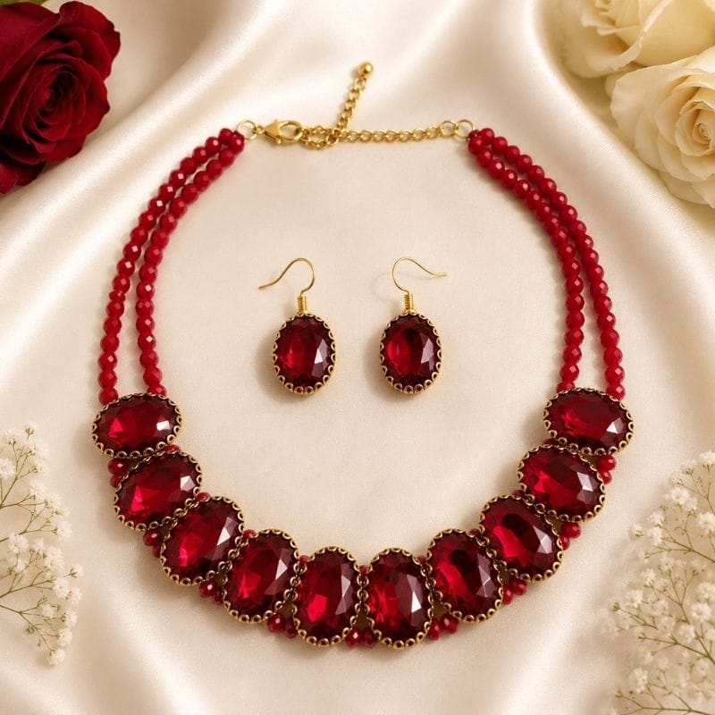Red necklace