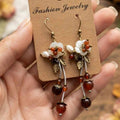 Pearls Flower Earrings - BXF