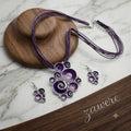 Purple Necklace Set - BXD