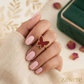 Red Butterfly Ring - BXD