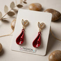 Red Heart Earrings - BXB