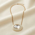 Rhinstone Stone Necklace