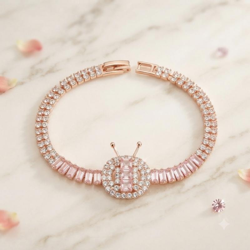 Rose Crystals Bracelet