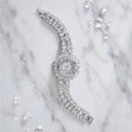 Silver Crystals Watch