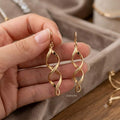 Spiral Golden Earrings - BXE