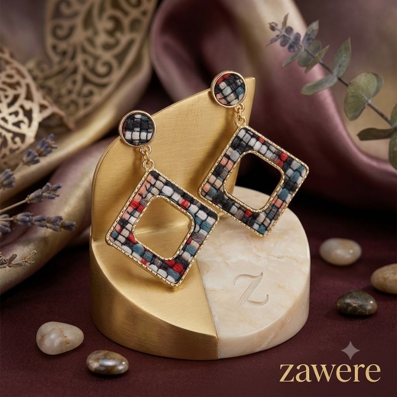 Square Earrings - BXC